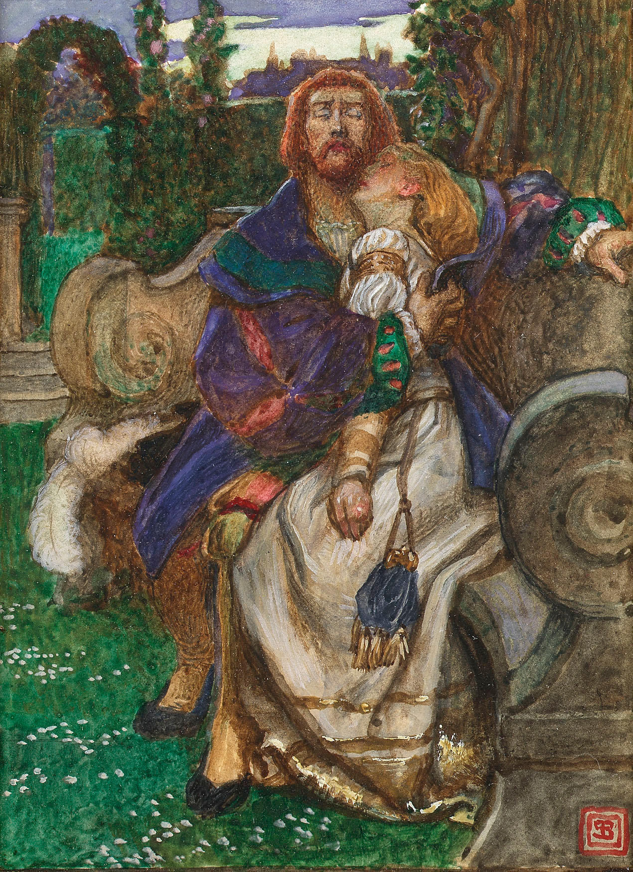 A Final Embrace by John Byam Shaw